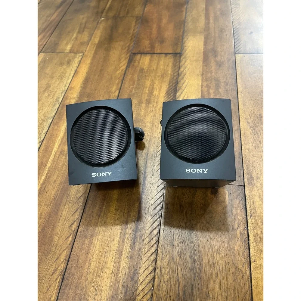Sony SS-TS107 Speaker System Pair Black Good Wired‎ Home Theater Surround